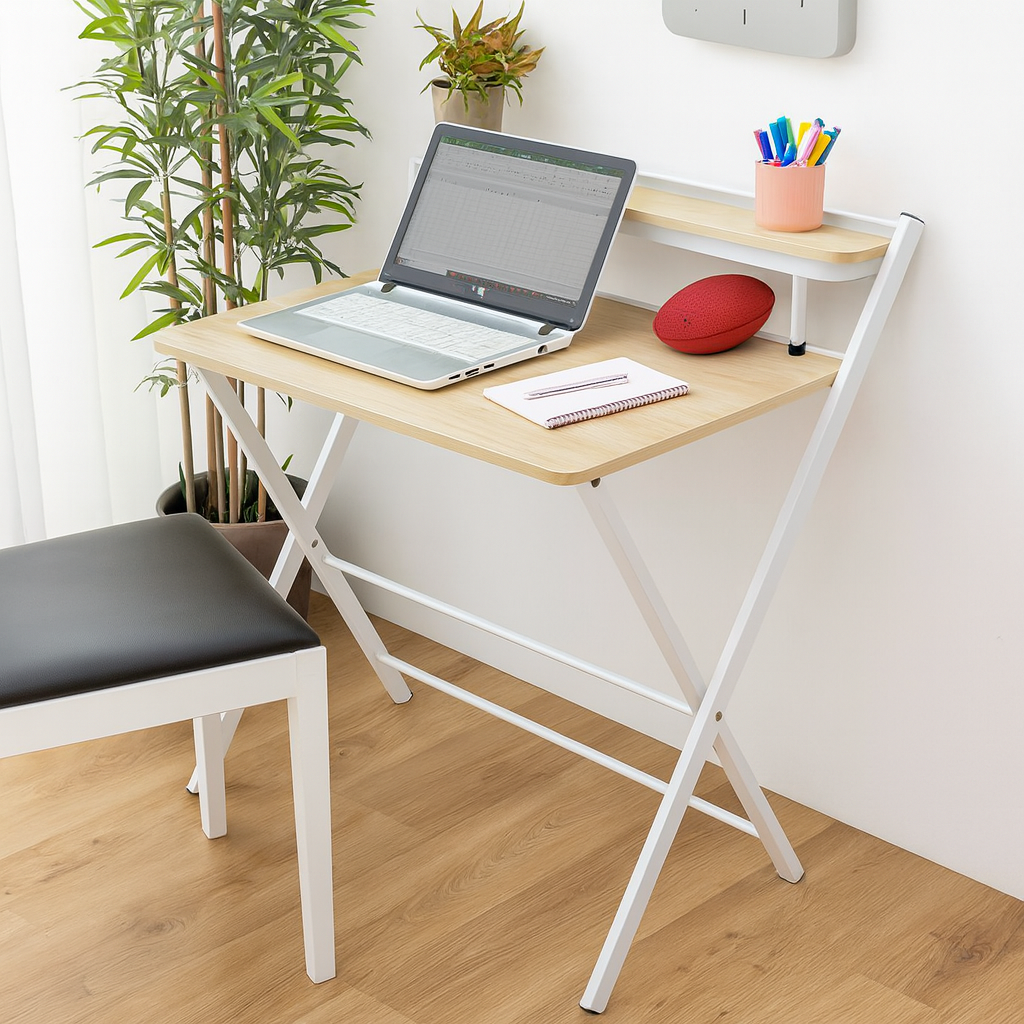Folding Desk with Shelf Tablezy InnovaGoods