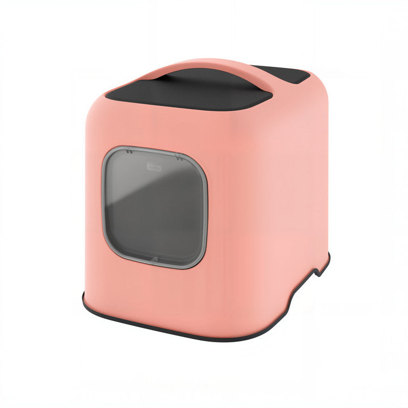 🐾 Rotho My Pet Cat Litter Box- Pink