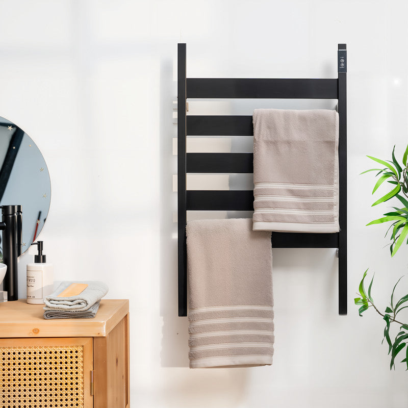 Electric Wall or Floor Towel Rail Towarck InnovaGoods 5 Bars