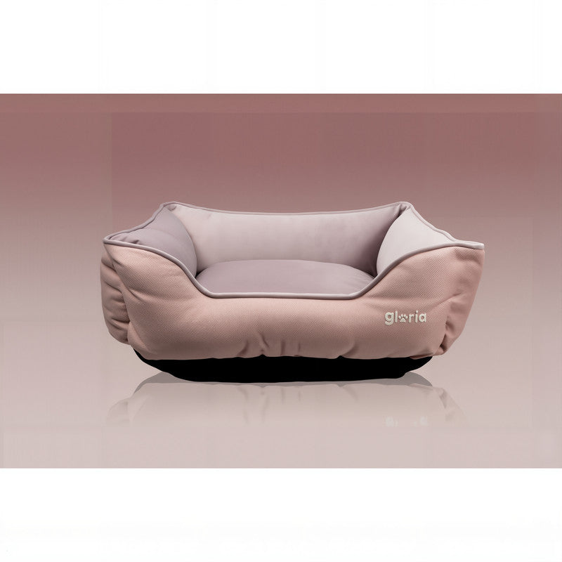 🐾 Gloria Cadaqués Dog Bed – Pink (60 × 50 cm, Rectangular)