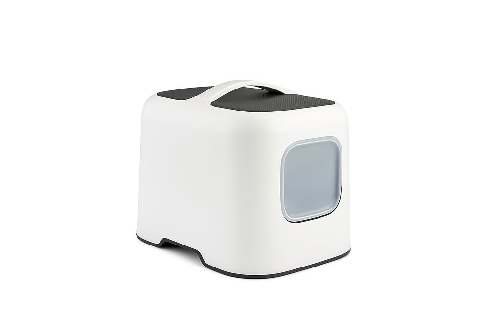 Cat Litter Box Rotho My Pet MISTLETOE 51 x 39,5 x 44,3 cm White