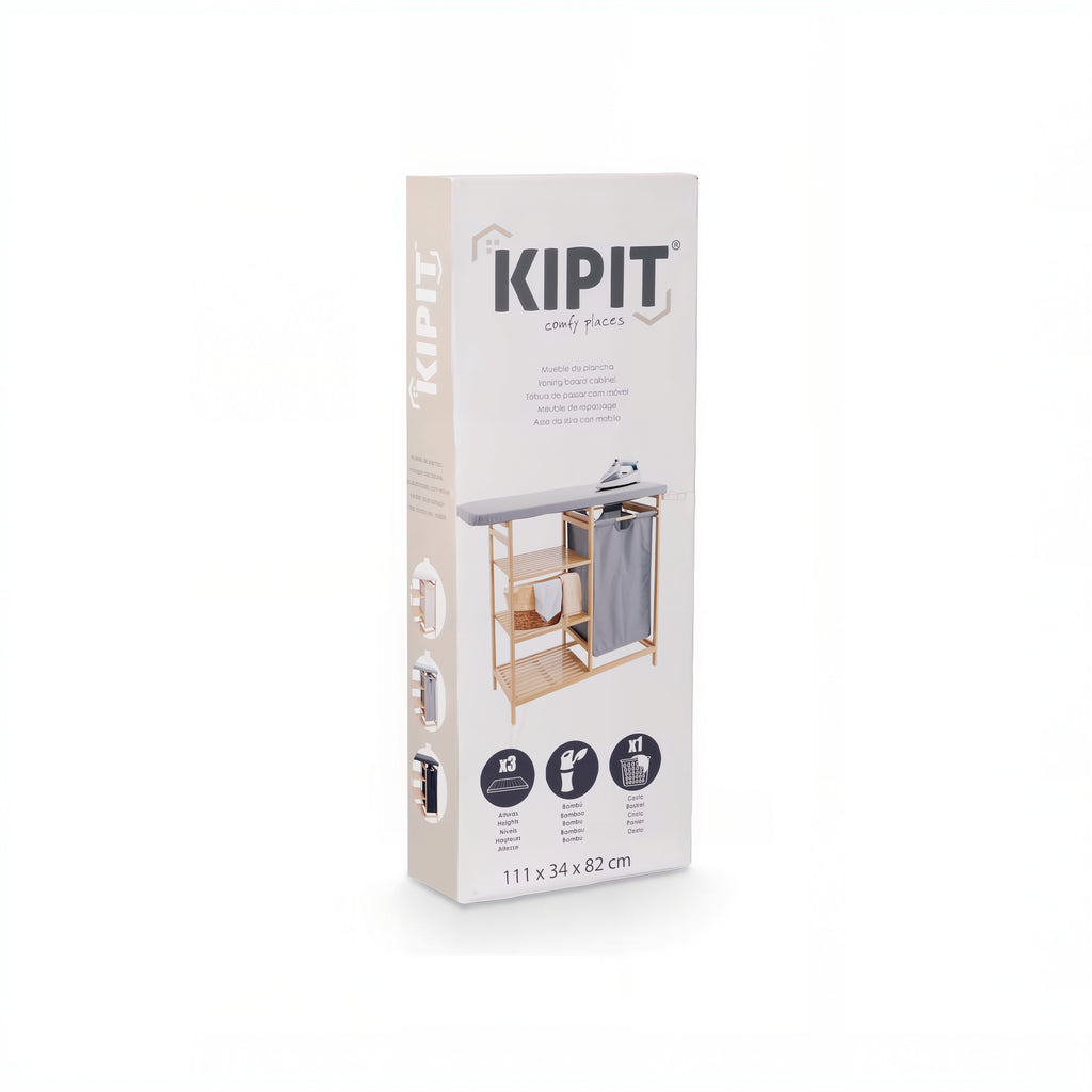 Ironing board Kipit Black Cloth Bamboo