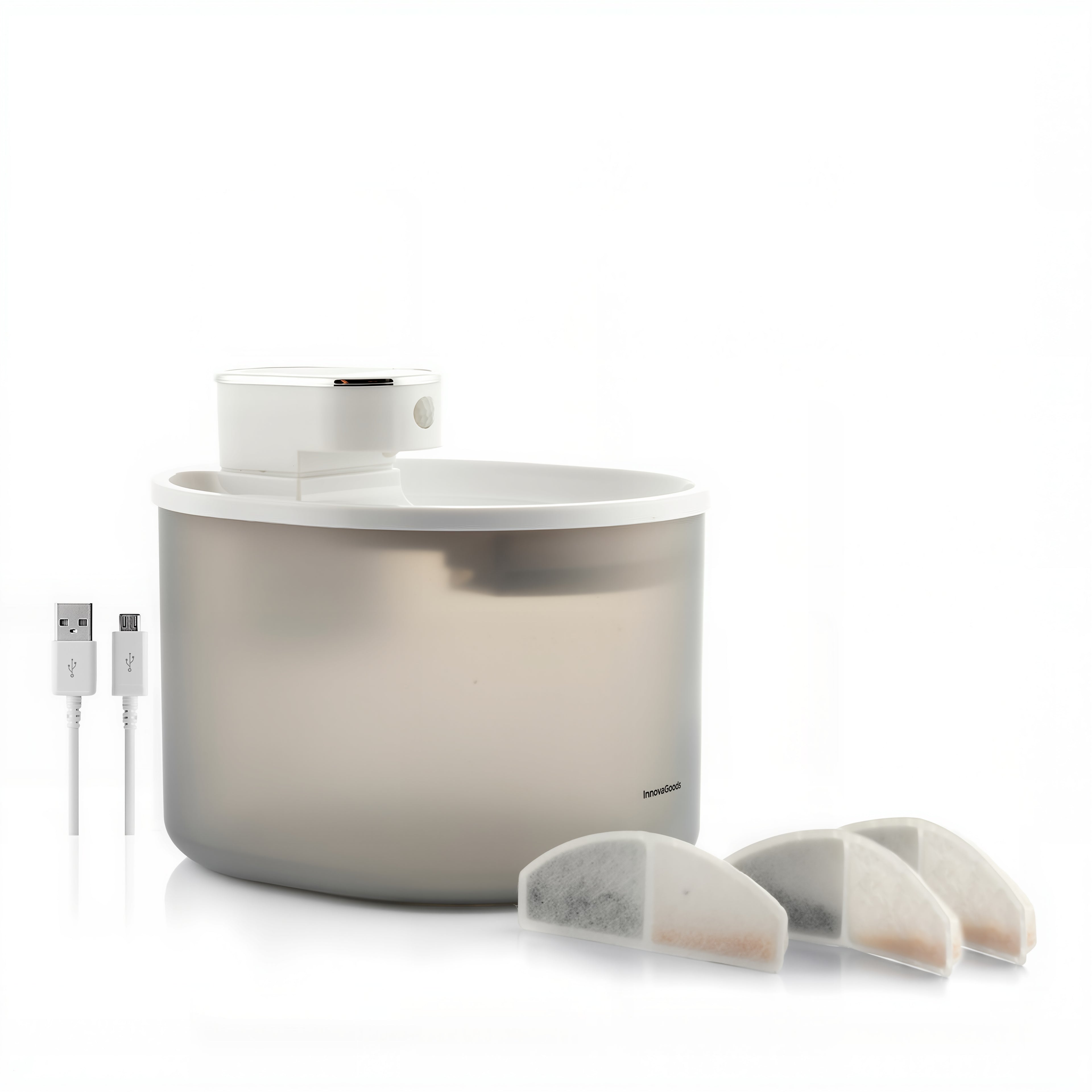 Rechargeable Cat Water Fountain with Sensor Refopet InnovaGoods