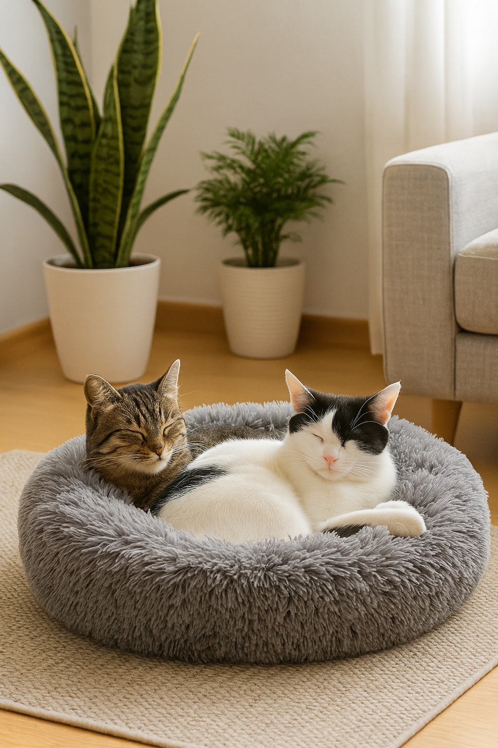 Anti-stress Pet Bed Bepess InnovaGoods Ø 60 cm
