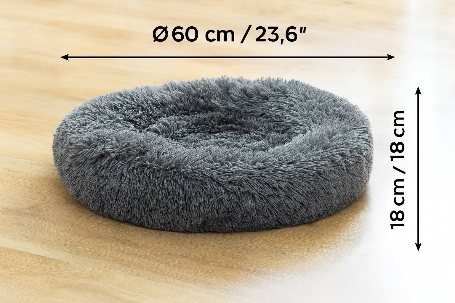 Anti-stress Pet Bed Bepess InnovaGoods Ø 60 cm